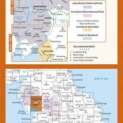 Ordnance Survey OL7 The English Lakes – South Eastern Area Map -Deals Kläder Butik 9780319263334 Back OL7
