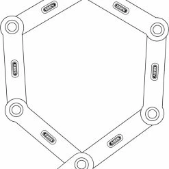 Abus Bordo 5700 Big UGrip Vikbart Cykellås -Deals Kläder Butik Abus Bordo 5700 Big uGrip Folding Lock Chain Locks Black AB 86743 9 2