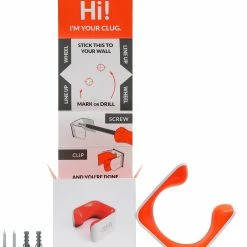 Clug MTB Plus Bike Holder -Deals Kläder Butik Clug MTB Plus Bike Stands White Orange CLUG11 2 scaled