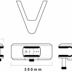Hiplok AIRLOK Wall Mounted Lock And Hanger -Deals Kläder Butik Hiplok AIRLOK Wall Mounted Lock Hanger Anchor Locks Black 2017 ALK1AB 0
