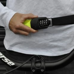 Hiplok SPIN Bärbart Kedjelås -Deals Kläder Butik Hiplok SPIN Wearable Chain Lock Chain Locks Neon Yellow SP1NY 1