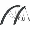 LifeLine Smala Stänkskärmar (Clip-On, Racer) -Deals Kläder Butik LifeLine Narrow Road Clip On Mudguard Bike Mudguards Black Black LL CP38RCS