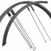 LifeLine Stänkskärmar (breda, Set) -Deals Kläder Butik LifeLine Wide Mudguard Set Fixed Mudguards Black LLWMGS 9