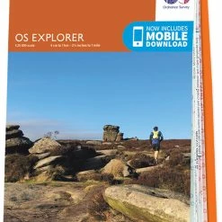 Ordnance Survey OL1 The Peak District – Dark Peak Area Map