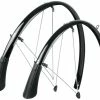 SKS Longboard Stänkskärmar -Deals Kläder Butik SKS Longboard Mudguard Set Fixed Mudguards Black NotSet SKMLBO4528B