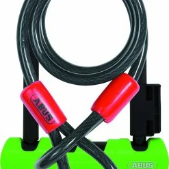 Abus Ultra 410 Mini Bygellås Med Vajer (140 Mm)