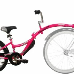 Framsida -Deals Kläder Butik WeeRide Co Pilot Tagalong Trailer Bike Child Trailers Pink 86459