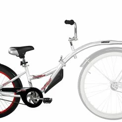 WeeRide Co Pilot Tagalong Påhängscykel -Deals Kläder Butik prod186081 Silver NE 01
