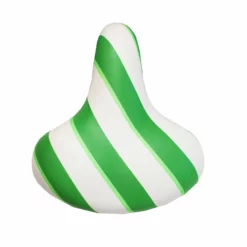 Sadel Bred Modell Grön/Vit Randig